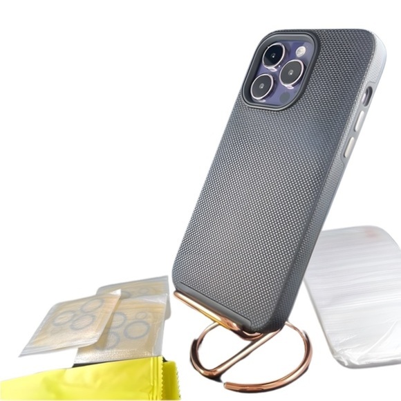 iPhone 14 Pro Max‎ Case - Ft 3 Replacement Screens & 3 Camera Screen Protectors - Picture 1 of 4